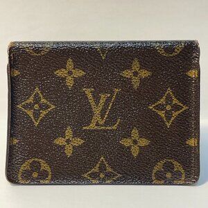 Louis Vuitton Porte 2 Cartes Monogram Canvas Slim ID Wallet - Preowned